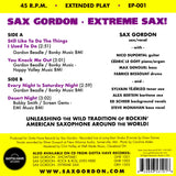 Sax Gordon - Extreme Sax! 7" Vinyl Record