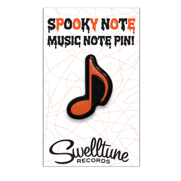 Swelltune Spooky Note Music Note Pin